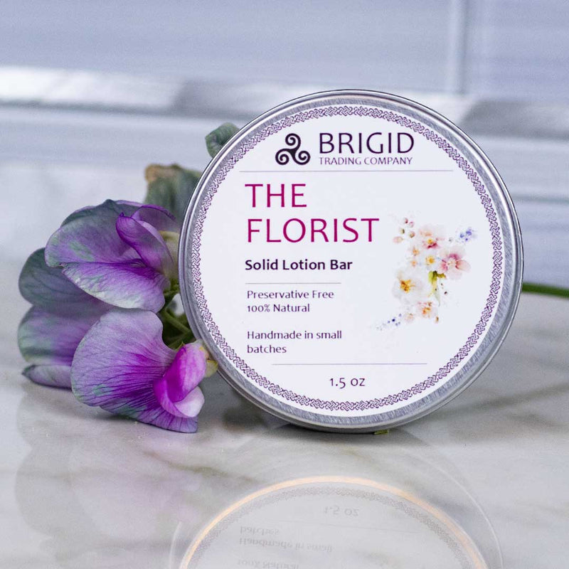 Brigid Trading Company Solid Natural Lotion Bars - Shea Butter - 96-100% Natural Lotion Bars Gray The Florist