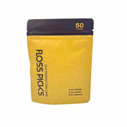 Shave Essentials Floss Picks Dental Floss Goldenrod