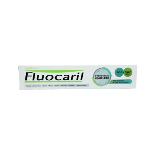 Fluocaril Fluocaril Zinc + Fluoride Complete Protection Toothpaste 75ml Toothpaste Light Gray