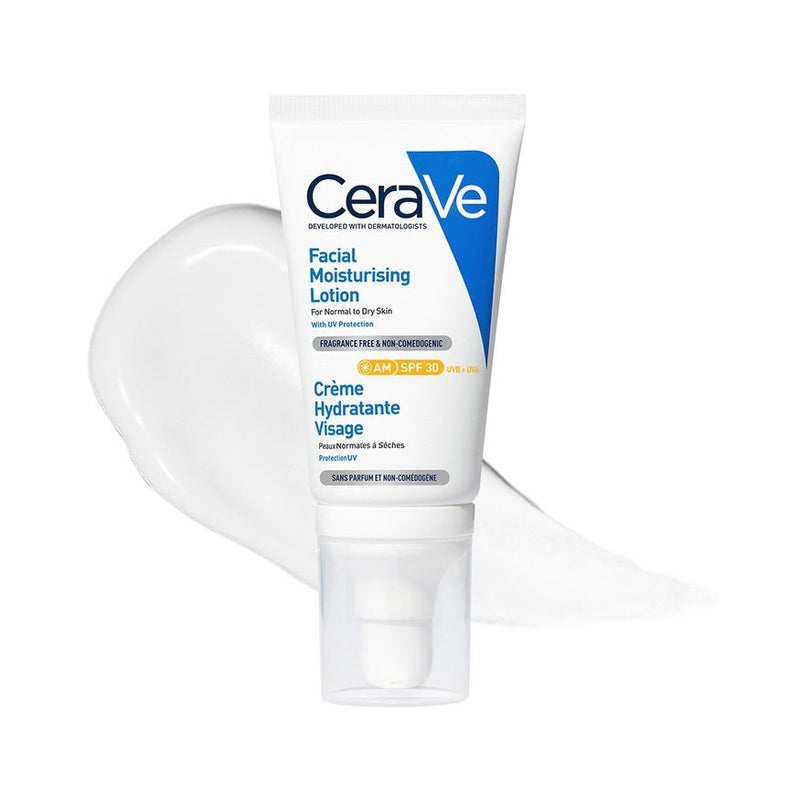 CeraVe Cerave Day moisturizer for normal to dry facial skin with SPF30 Skin Care White Smoke