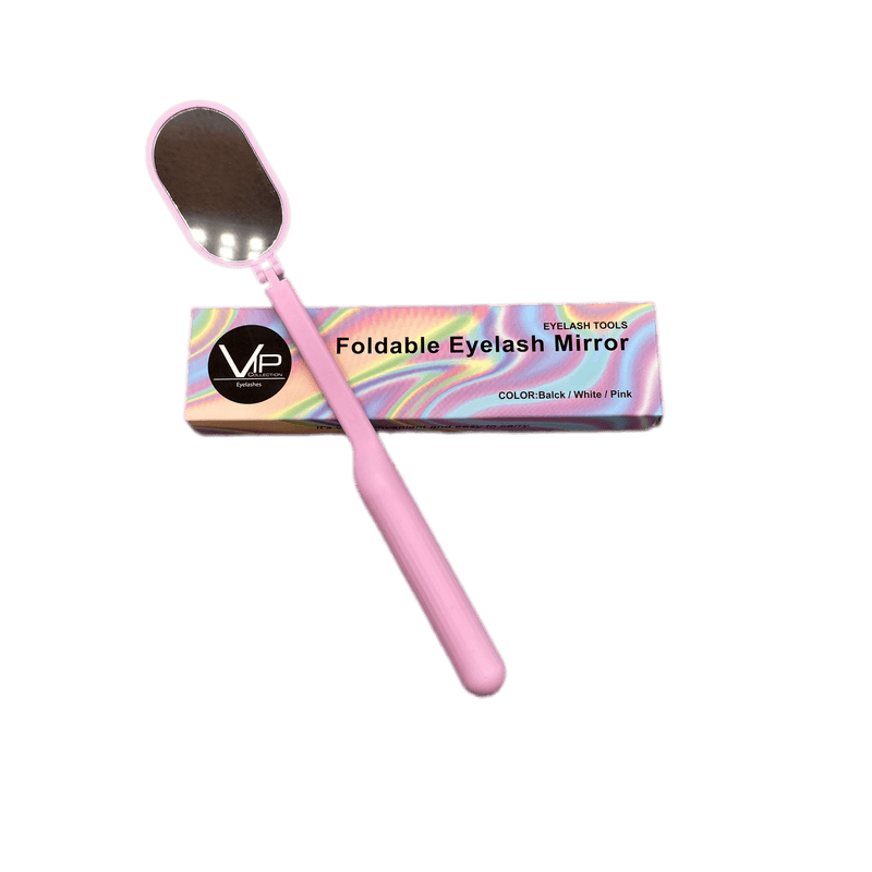 VIP Extensions VIP Foldable Eyelash Mirror Salon Supplies Black