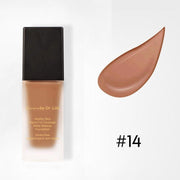 EpiLynx Healthy Skin Full Coverage Matte Foundation with SPF 30 – Vegan, Gluten-Free & Hydrating White Smoke 14: Walnut