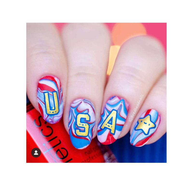 UberChic Beauty Fourth of July Kawaii Stamping Plate Thistle