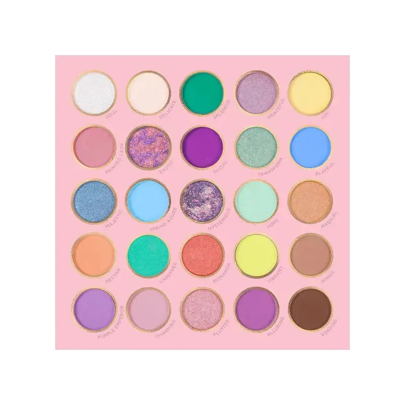 Profusion Cosmetics Empowered Butterfly | Free Spirit 25-Shade Palette Pink