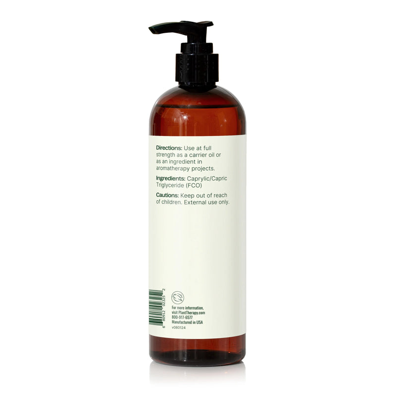 Plant Therapy Fractionated Coconut Carrier Oil Body Care Seashell 2 oz,4 oz,16 oz
