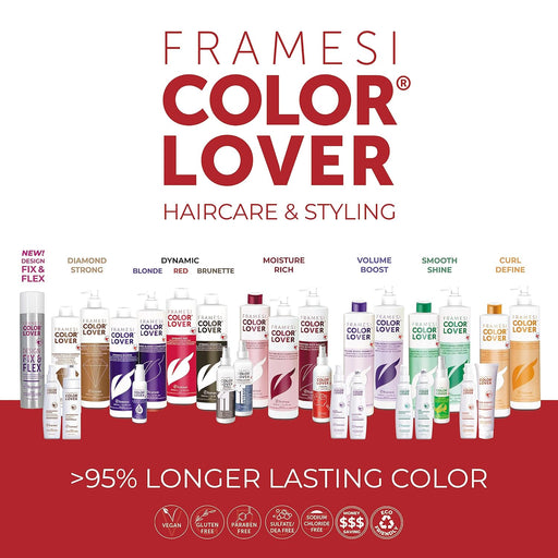 VIP Extensions Framesi Color Lover No Suds Cleansing Conditioner, 16.9 fl oz Conditioner White Smoke