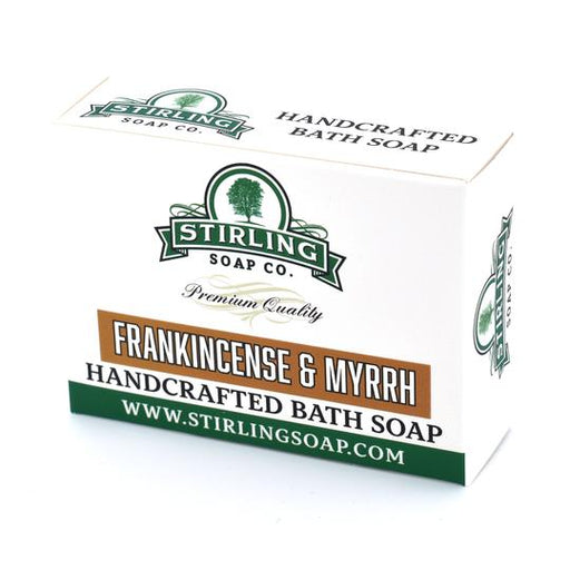 Stirling Soap Co. Stirling Soap Co. Frankincense & Myrrh Bath Soap 5.5 Oz Bath Soap White Smoke