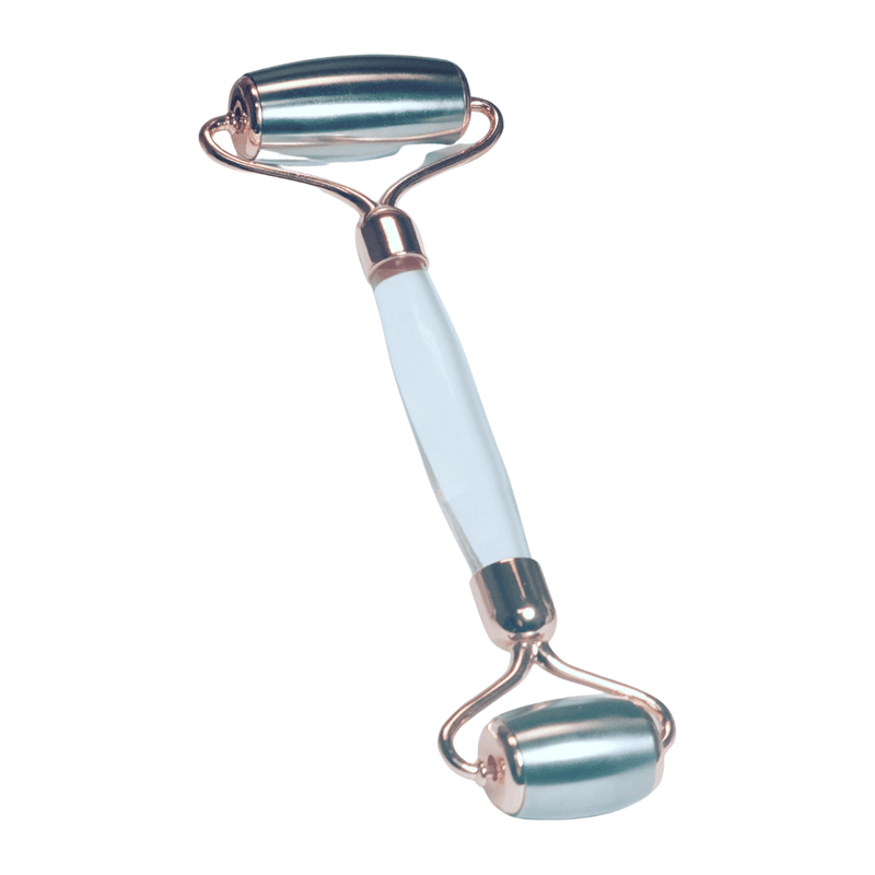 ZAQ Skin & Body Frost Ice Cold Face Roller -  Stainless Steel White Smoke