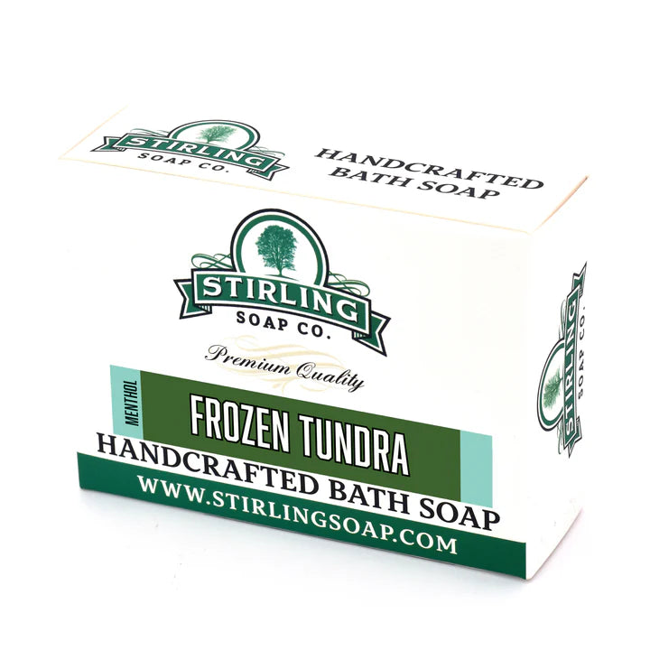 Stirling Soap Co. Stirling Soap Co. Frozen Tundra Menthol Bath Soap 5.5 Oz Bar Soap White Smoke