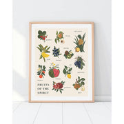 Be A Heart Fruits of the Spirit Art Print - 16x20 Posters, Prints, & Visual Artwork White Smoke