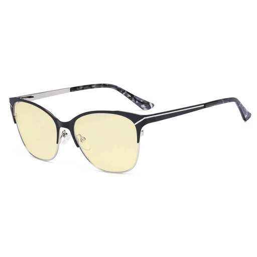 eyekeeper.com Full-rim Blue Light Blocking Eyeglasses LX19043-BB60 Eyeglasses White Smoke Black / without magnification,Blue / without magnification,Purple / without magnification,Red / without magnification