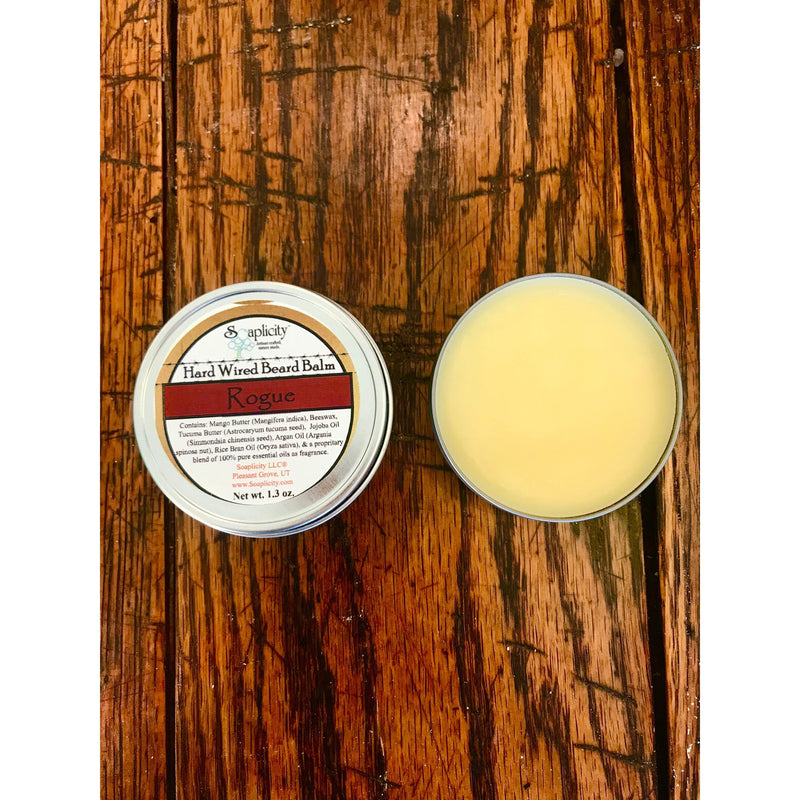 Soaplicity Rogue Hard Wired Beard Balm Beard Balm Saddle Brown Default Title