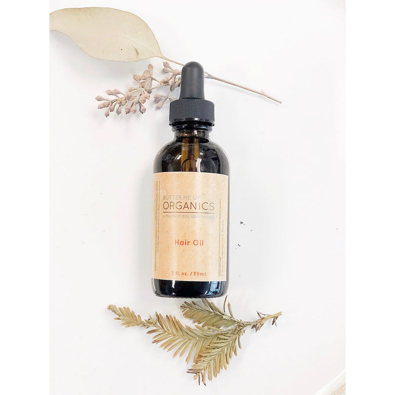 Butter Me Up Organics Organic Hair Oil Repair Healthy Hair Hair Beige