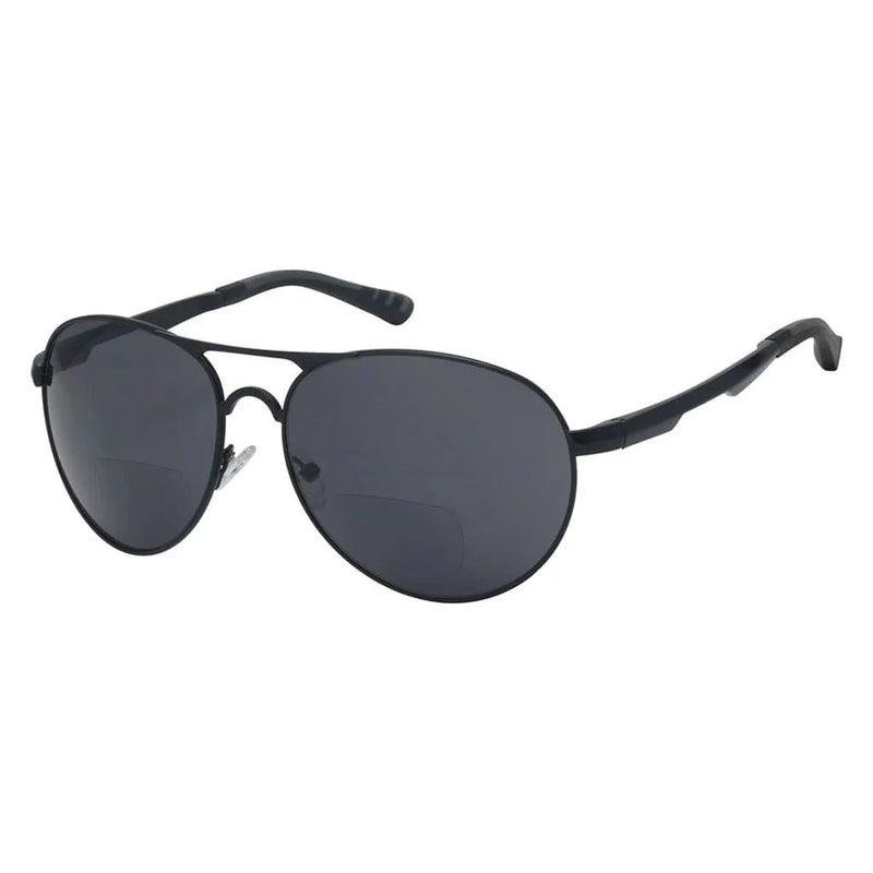 eyekeeper.com Bifocal Sunglasses Pilot Style Sunshine Readers SG803 Sunglasses White Smoke Black / +1.00,Black / +1.25,Black / +1.50,Black / +1.75,Black / +2.00,Black / +2.50,Black / +3.00,Black / +3.50,Brown / +1.00,Brown / +1.25,Brown / +1.50,Brown / +1.75,Brown / +2.00,Brown / +2.50,Brown / +3.00,Brown / +3.50,Gunmetal / +1.00,Gunmetal / +1.