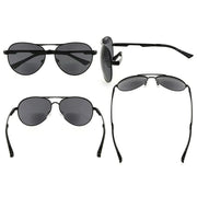 eyekeeper.com Bifocal Sunglasses Pilot Style Sunshine Readers SG803 Sunglasses White Smoke Black / +1.00,Black / +1.25,Black / +1.50,Black / +1.75,Black / +2.00,Black / +2.50,Black / +3.00,Black / +3.50,Brown / +1.00,Brown / +1.25,Brown / +1.50,Brown / +1.75,Brown / +2.00,Brown / +2.50,Brown / +3.00,Brown / +3.50,Gunmetal / +1.00,Gunmetal / +1.