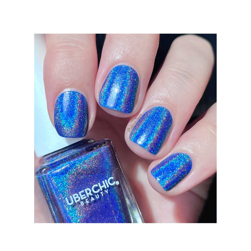 UberChic Beauty All Holo's Eve - Holographic Polish Regular Polish Gray
