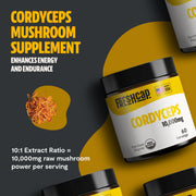 FreshCap Mushrooms Cordyceps Mushroom Extract Powder Powder Dark Slate Gray