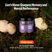 FreshCap Mushrooms Organic Lion’s Mane Mushroom Powder Powder Black 60 Servings