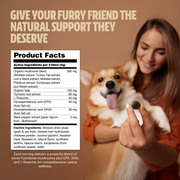FreshCap Mushrooms Organic Mushroom Complex for Dogs Pet Treats Sienna