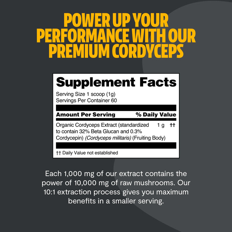 FreshCap Mushrooms Cordyceps Mushroom Extract Powder Powder Dark Slate Gray