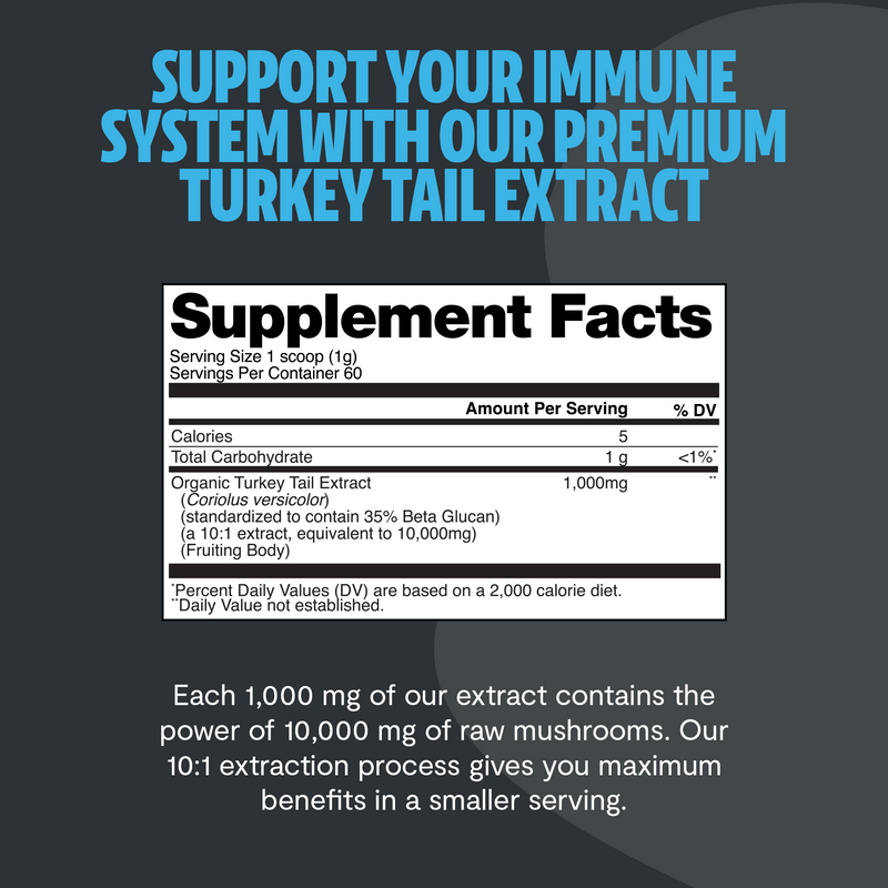 FreshCap Mushrooms Organic Turkey Tail Mushroom Powder Powder Dark Slate Gray
