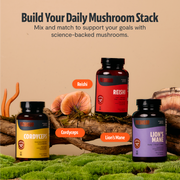 FreshCap Mushrooms Organic Reishi Mushroom Capsules Capsules Tan