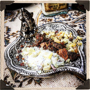 WhiteWitchParlour.com GANESHA BOHEMIAN INCENSE BURNER. Aluminum Dish. Incense Stick & Cone Holder. Tools & Accessories Gray