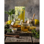 Gardenika Shop Lemon Spearmint Tea, Refreshing Herbal Blend - Organic & Kosher Loose Leaf Tea Dim Gray