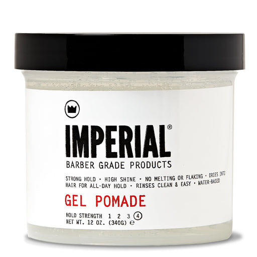 Imperial Barber Products Gel Pomade - 12 oz Hair White Smoke