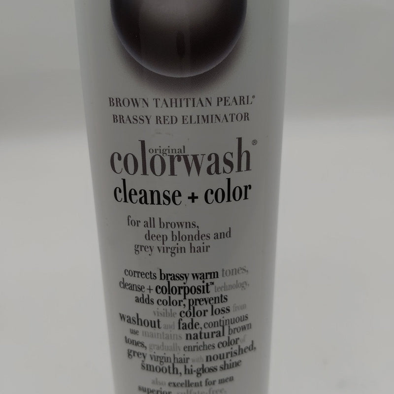 VIP Extensions Celeb Luxury Gem Lites Brown Tahitian Pearl Colorwash, 8.25 oz Shampoo Gray
