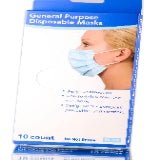 VIP Extensions General Purpose Disposable Face Mask Beauty Supplies White Smoke