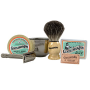 Gentleman Jon Gentleman Jon Complete Wet Shave Kit Dark Gray