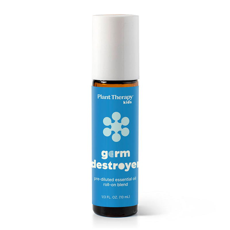 Plant Therapy Germ Destroyer Essential Oil Pre-Diluted Roll-On Essential Oil White Smoke 10 mL