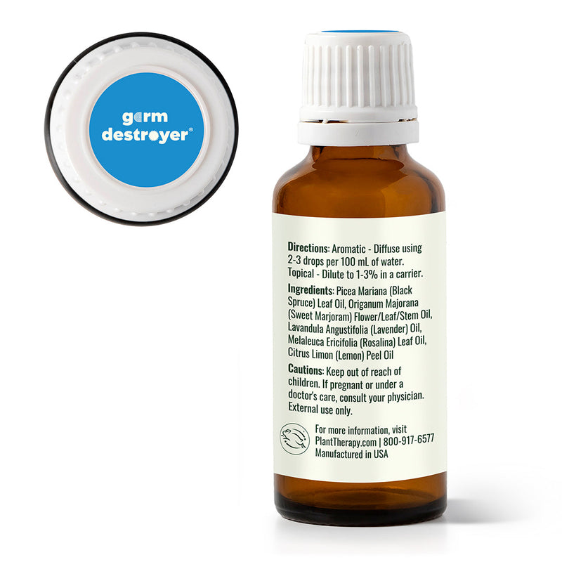 Plant Therapy Germ Destroyer Essential Oil Essential Oil White Smoke 10 mL,30 mL