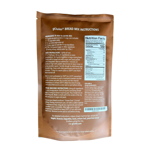 gfJules gfJules Gluten Free Bread Mix Rosy Brown Pack of 1,Pack of 4,Case of 12