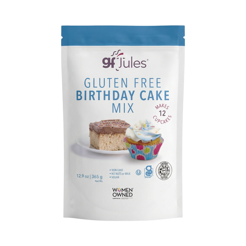 gfJules gfJules Gluten Free Birthday Cake Mix Food Items Lavender Pack of 1,Case of 6