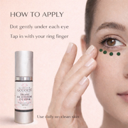 Glimmer Goddess® Organic Skin Care Organic Age Reversing Eye Serum – Instant Firming Treatment For Eyes Misty Rose