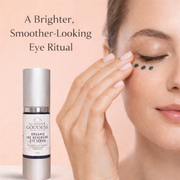 Glimmer Goddess® Organic Skin Care Organic Age Reversing Eye Serum – Instant Firming Treatment For Eyes Bisque