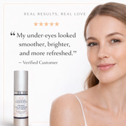 Glimmer Goddess® Organic Skin Care Organic Age Reversing Eye Serum – Instant Firming Treatment For Eyes White Smoke