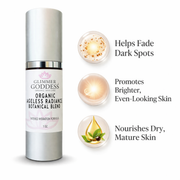 Glimmer Goddess® Organic Skin Care Organic Skin Brightening Serum – Ageless Radiance & Dark Spot Treatment Serums White Smoke