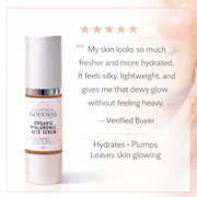 Glimmer Goddess® Organic Skin Care Organic Hyaluronic Acid Serum – Plumping Hydration 1 oz. Serums White Smoke