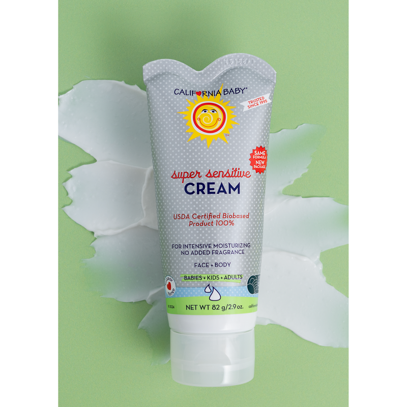 California Baby (No Fragrance) Super Sensitive™ Cream Creams Dark Sea Green 2.9oz/82g