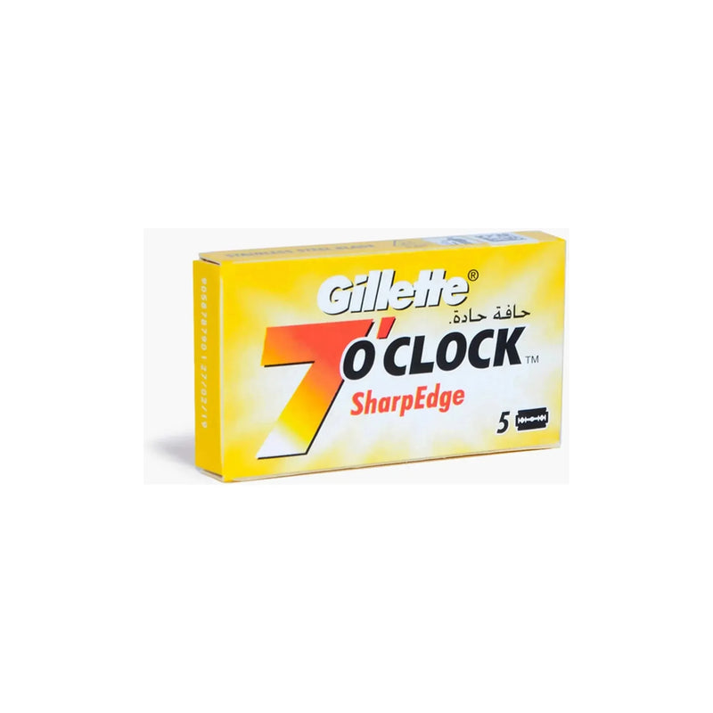 Astra Gillette 7 O`Clock Sharp Edge Razor Blades - 20x5 Pack Razor Blades White Smoke