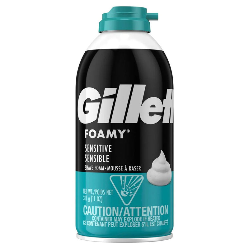 Gillette Gillette Foamy Sensitive Skin Shave Foam 11 oz Shave Foam White Smoke