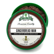 Stirling Soap Co. Stirling Soap Co. Gingerbread Man Shaving Collection Shaving Kit White Smoke Shaving Soap 5.8 Oz