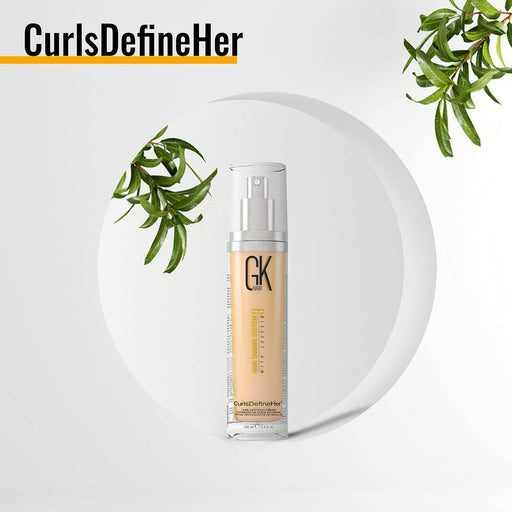 VIP Extensions GK Hair Global Keratin Curls Define Her, 3.4 fl oz (100 ml) Styling Cream Lavender