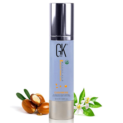 VIP Extensions GK Hair Global Keratin Leave-In Cashmere, 1.69 fl oz (50 ml) Leave-In Conditioner White Smoke