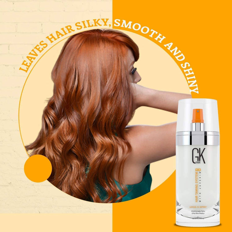 VIP Extensions GK Hair Global Keratin Leave-In Conditioner Hair Spray, 4 fl oz Leave-In Conditioner Orange