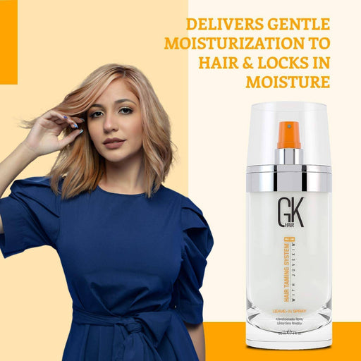 VIP Extensions GK Hair Global Keratin Leave-In Conditioner Hair Spray, 4 fl oz Leave-In Conditioner Seashell