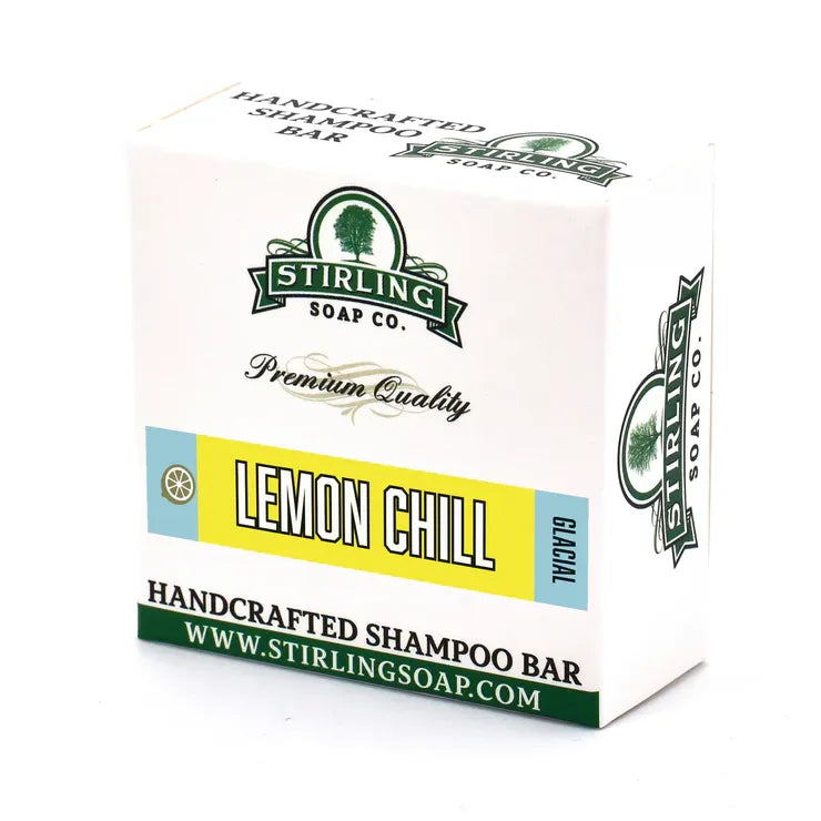 Stirling Soap Co. Stirling Soap Co. Lemon Chill Glacial Shampoo Bar 3.8 Oz Shampoo White Smoke